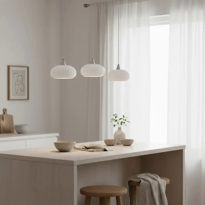 Rachel Minimalist 3-Light Glass Pendant Light | Modern Light | Ping ...
