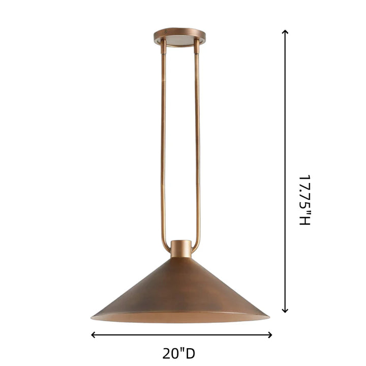 Zane Industrial Metal Cone Pendant Light | Ping – pinglighting.de
